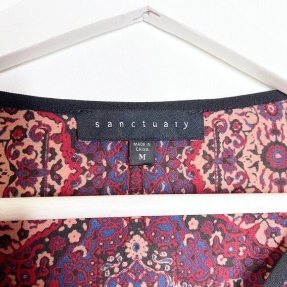 SANCTUARY Patch Work Long Sleeve Blouse  - Picture 12 of 16